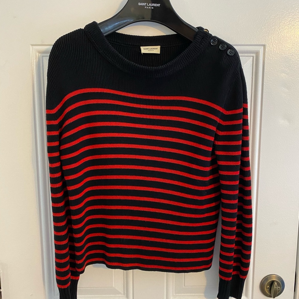 Saint Laurent Paris Nautical Sweater